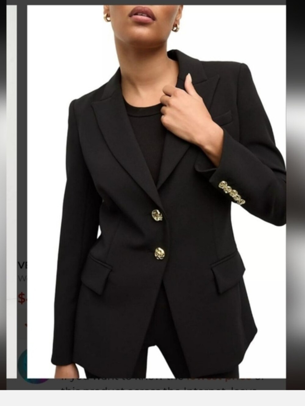 New Veronica Beard Izara Dickey Black Jacket Sz 4 No Size tag SAMPLE